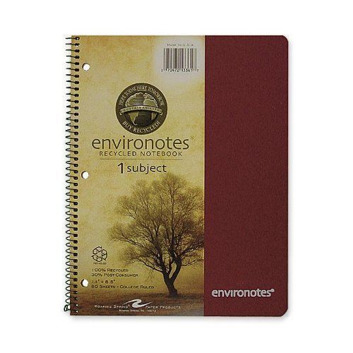 Roaring Spring 1-subject Wirebound Notebook - 80 Sheet - College Ruled - (13361)