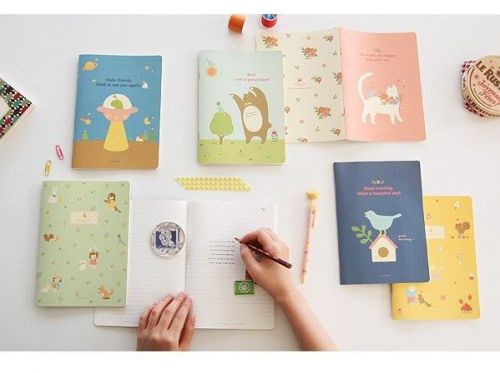 1 PC Cute Stationery Animals Notepad Notebook