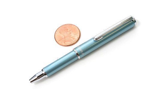 Zebra SL-F1 Mini Ballpoint Pen, 0.7 mm, Light Blue Body, Black Ink (BA55-LB)