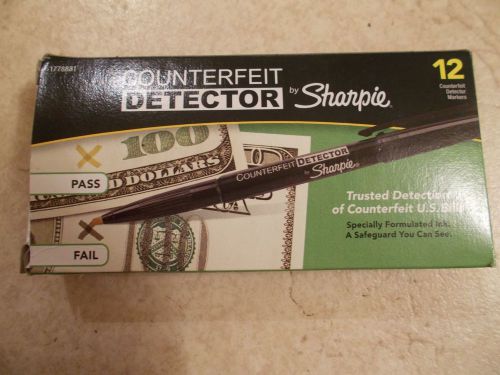 Conterfeit Detector Markers By Sharpie Pack of 12