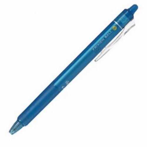 Pilot FriXion Ball Knock Retractable Gel Ink Pen - 0.7 mm - Light Blue