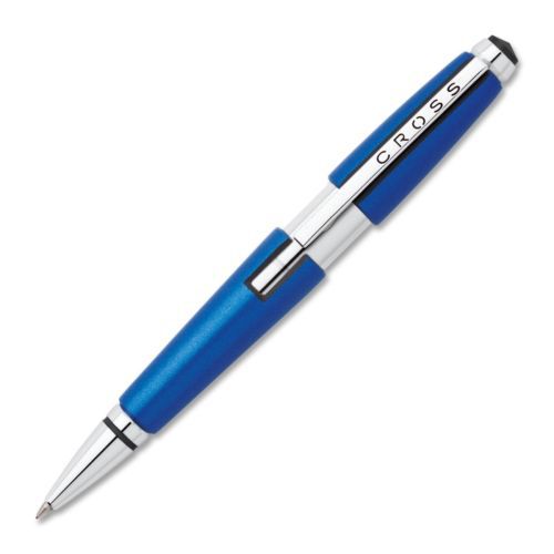 Cross Edge Gel Pen - 0.7 Mm Pen Point Size - Black Ink - Blue Barrel - (at05553)