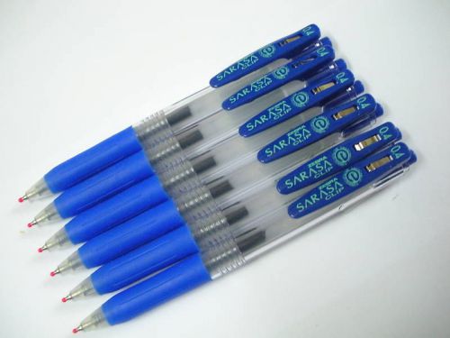 10pcs zebra sarasa 0.4mm roller ball  pen blue smooth(japan) for sale