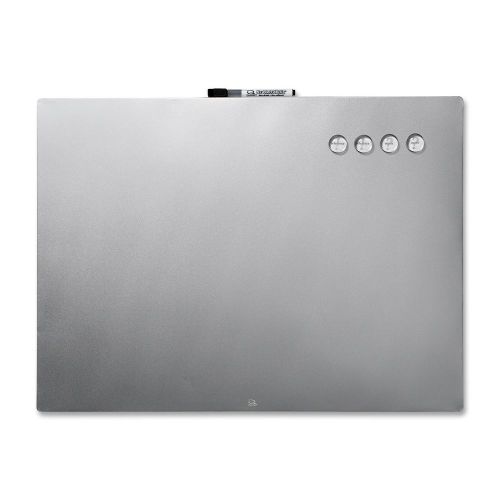 Quartet modular stainless steel finish magnetic dry-erase board, 17&#034; x 23&#034;, each for sale