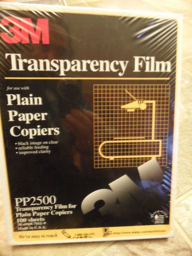 3m transparency film plain paper copiers pp2500 brand new in seal for sale