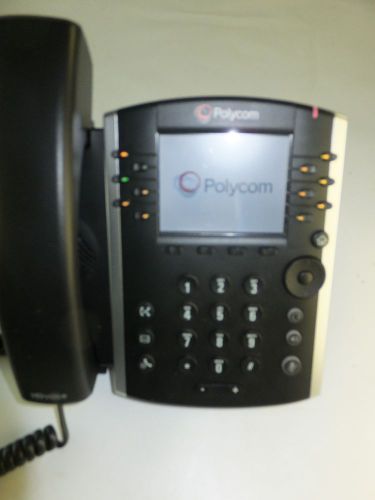 Polycom VVX 410 Business Media Phone Color Screen 12 line POE w/ power supply