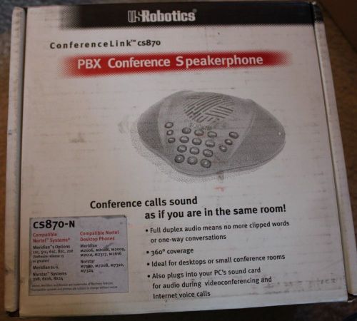 US Robotics PBX Conference Speakerphone - Cyberlink CS870 - NEW - PRIORITY