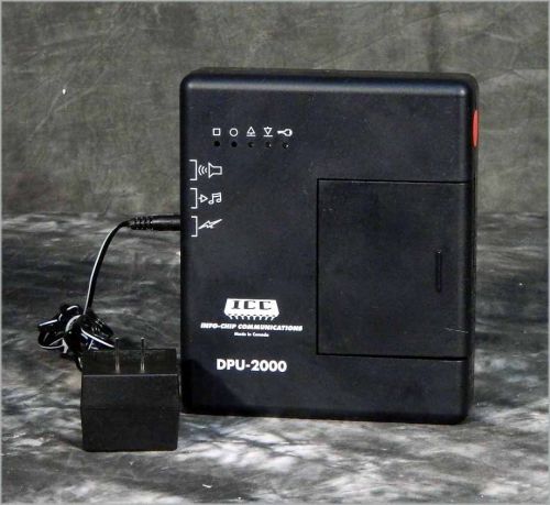 Info-Chip Communication DPU-2000 Digital Playback Unit / Music On Hold  w/power