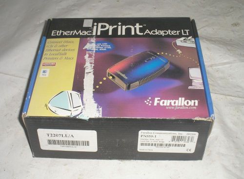 Farallon Ethermac iPrint Adapter LT w Power Supply