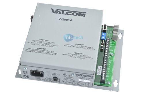 Valcom v-2001a single zone page control w/ tone and power for sale