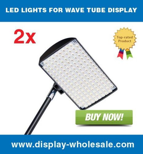 Led lights for wave tube display - set of 2 lights for sale