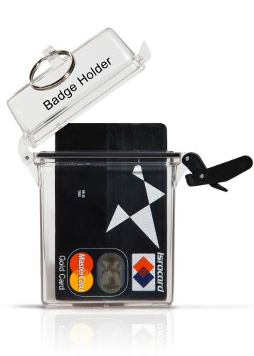 Water resistant id clear badge holder for sale