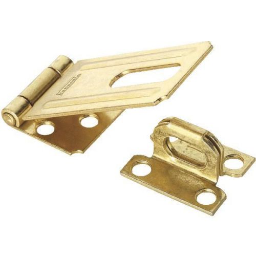National mfg. n102293 nonswivel safety hasp-3-1/4&#034; brs safety hasp for sale