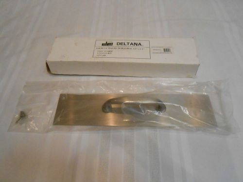 DELTANA S.B. DOOR HARDWARE PULL PLATE WITH HANDLE~NEW IN BOX