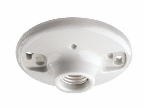 NEW Leviton 9875 Porcelain Outlet Box Mount  Incandescent Ceiling Lampholder  Ke