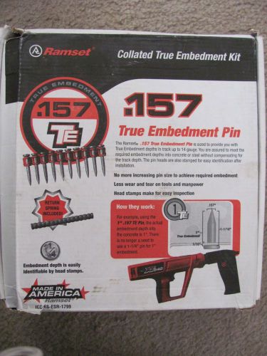 NEW Ramset .157 True Embedment Pin 1 1/4&#034; 1 Box 1000 per box