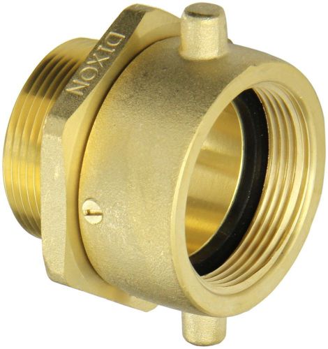 Dixon valve sm150s brass fire equipment, swivel adapter with pin lug, 1-1/2&#034; for sale