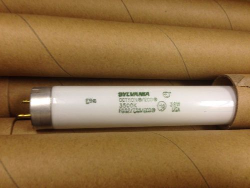 25 sl/used , working sylvania 32 watt, 48&#034;  t8 medbipin base bulb (fo32/735/eco) for sale