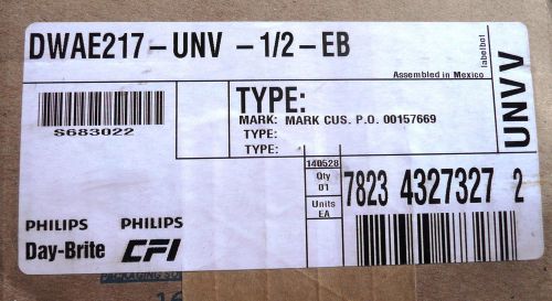 New philips day-brite dwae217-unv-1/2-eb  (upc 782343732272) free shipping for sale