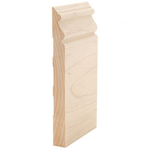 7 1/2 Stain Grade Solid Hard Maple Hardwood Base Moulding Wood Baseboard Molding