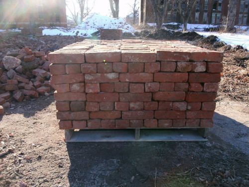 USED BRICK BY THE PALLET- BEAUTIFUL 1905 PACKED BRICK- GREAT DEAL NEED TO MOVE