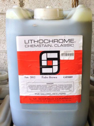 Chemstain acid stain padre brown for sale