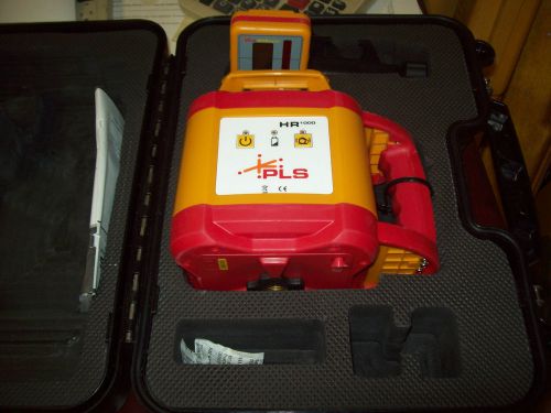 Pacific laser systems pls hr 1000 rotating rotary laser level set kit new nib for sale