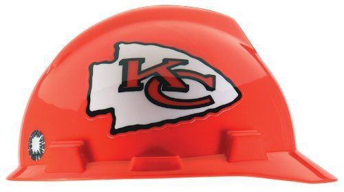 NFL Hard Hat Kansas City Chiefs Adjustable Lightweight Construction Sports