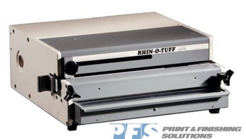 Rhin-o-tuff od4012 heavy duty punch for wire, comb &amp; spiral binding for sale