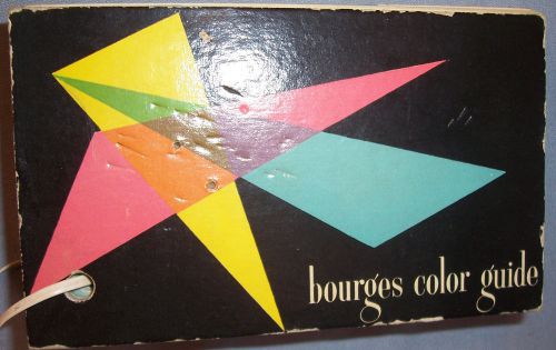 Bourges color system guide printing ink overlays advertising sample book catalog for sale