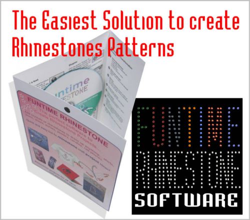 Strass rhinestone template software  - cut with  silhouette cameo die cutter ! for sale