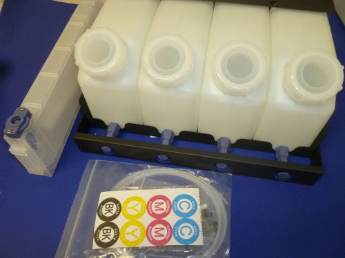 Bulk ink system for Mimaki/Roland 4 color Tanks and 8 refill cartridges