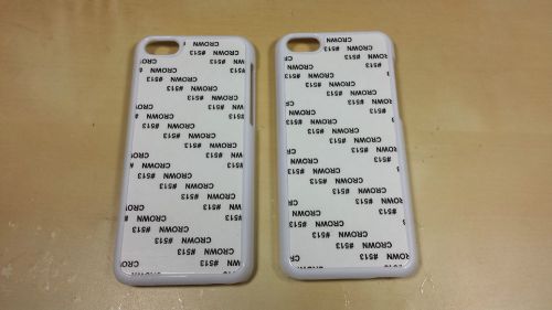 50 White  iphone 5C case  sublimation printing metal Back !!!!!FREE SHIPPING !!!