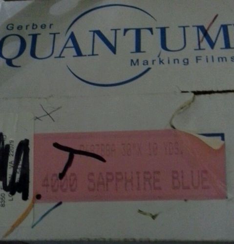 Gerber Sapphire Blue Vinyl Film 30 x 10 yd