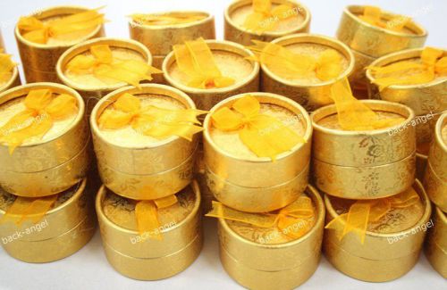 Wholesale New 30pcs Lot Jewellery Rings Gift Box Gold Color