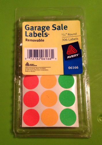 Avery Garage Sale Labels Partially Used Pkg LOOK