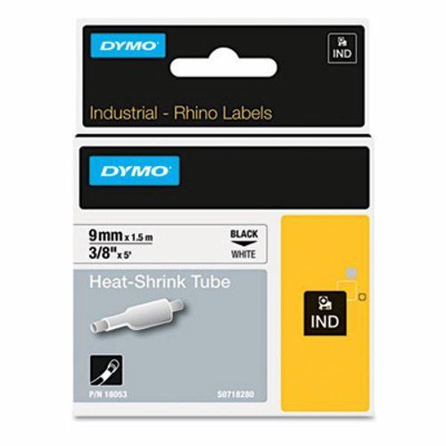 Dymo Heat Shrink Tubes Industrial Label Tape Cassette, 3/8&#034; x 5 ft (DYM18053)