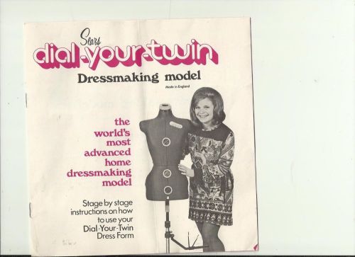 SEARS DIAL - YOUR - TWIN DRESSMAKING  MODEL WITH MANUAL