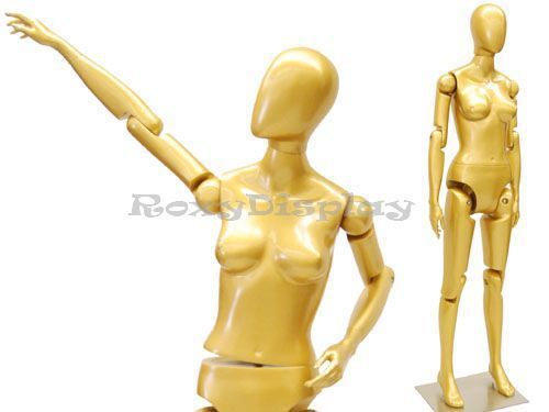 Female fiberglass mannequin flexible head arms and legs #mc-ffxgeg for sale