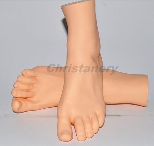 A Pairs Vivid Foot Retail Display Mannequin Dummy Model FOR PEDICURE ART Sketch
