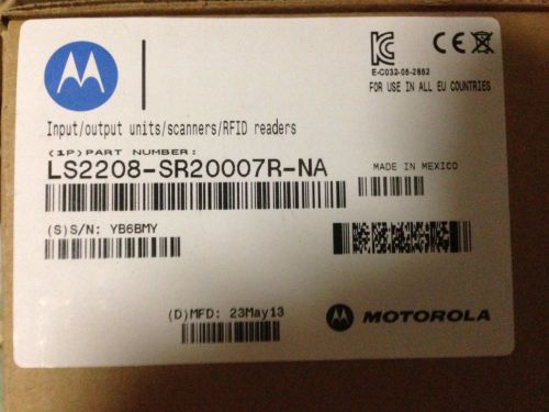 Brand NEW Motorola  LS2208-SR20007R-NA Barcode Scanner