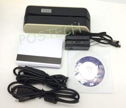 Bundle portable msr09 msrx6 writer &amp; mini300 dx3 reader smallest msr x6 grey for sale