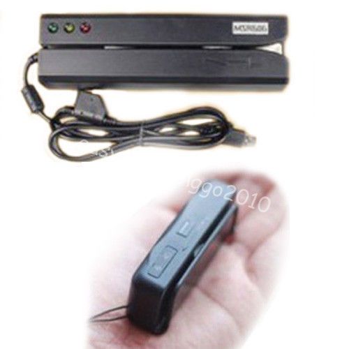Msr606 magnetic card reader writer + minidx4 portable magnetic reader collector for sale