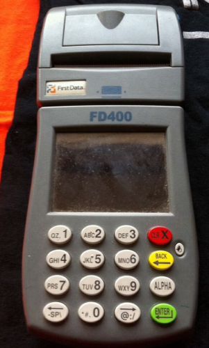 First Data FD 400 GT Wireless Credit Card Terminal EXCELLENT Condition