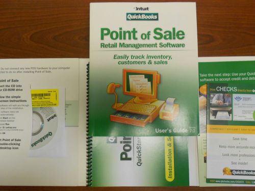 Intuit Quickbooks Point of Sale Retail Management Software 7.0 User Guide