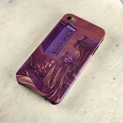 Tangled Rapunzel Princess Dr Tardis Case A99 iPhone Samsung Galaxy
