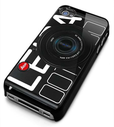 LEICA Camera M9 Retro Logo iPhone 4/4s/5/5s/5c/6/6+ Black Hard Case