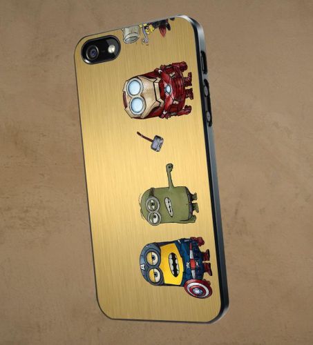 Funny Despicable Me Minion Avengers Heroes Samsung and iPhone Case