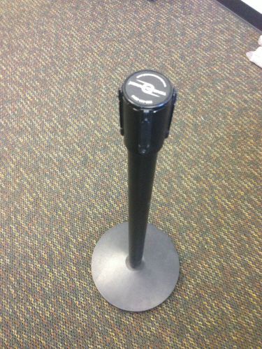 Lawrence metals - pair of 2 black satin stanchions for sale
