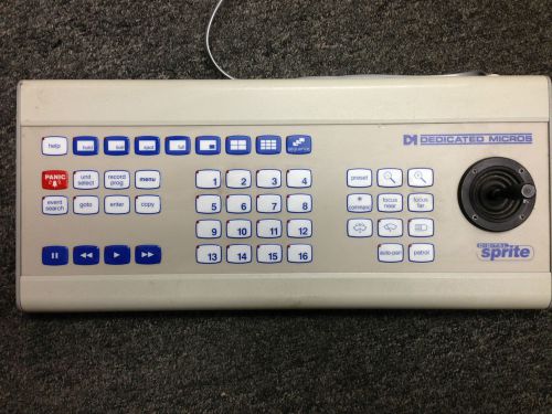 DEDICATED MICROS DSL KBD KEYBOARD JOYSTICK PTZ CONTROLLER PELCO